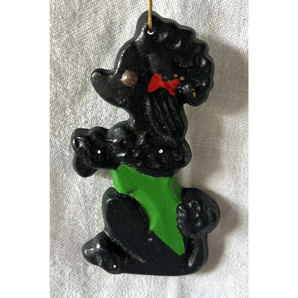 Set of Three Dog Christmas Ornaments Maltese and Poodle - Picture 3 of 5